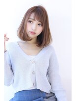 オーロ 宝塚店(ORO)&nbsp;小顔ボブ抜け感オリーブアッシュフェザーバングボブルフグラボブ