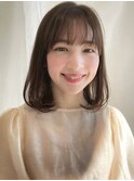 【20代30代】ブリーチなしカラー/シルキーベージュ/ミディアム