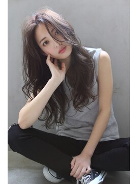 ブラン 広島八丁堀(Blanc) 【Blanc/広島】ことりベージュ＿グレージュ＿センターパート