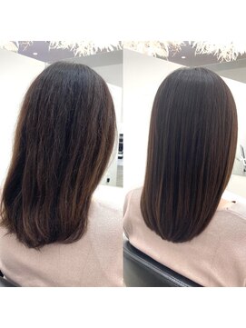 イレス 札幌駅前(IRESU) 弱酸性縮毛矯正×肩下ミディアム