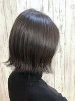 ヘアリゾート リノ(Hair resort Lino) 『ブリーチなし　6トーングレージュブラウン』切りっぱなしボブ