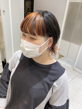 ネオリーブギンザ 銀座店(Neolive GINZA) ワイドバングにデザインカラー！！