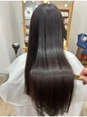 秋色オリーブグレージュ*10代20代30代透け感暗髪 ルーツカラー