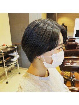 ジールドゥーエ(Zeal due) ブルーブラック×マッシュショート