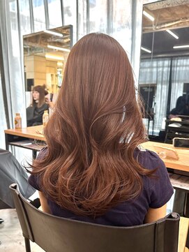 アリュウル 表参道(ALLURE) 夏カラー！オレンジベージュ×レイヤーカット◎KAKO