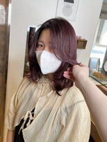 エクリ 麻布十番(equri)&nbsp;お顔回りカット×レッド