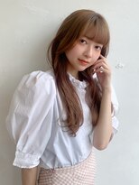 シエルバイアフロート(ciel by afloat)&nbsp;〈藤間〉フレンチガーリー/ピンクベージュ/顔まわりレイヤー