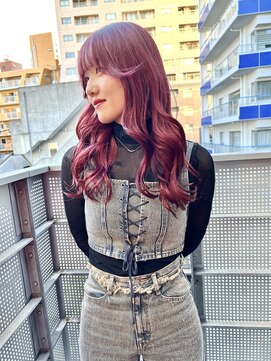 チュダック(ChuDuck) 韓国風《カシスピンク》ブリーチ/ケアブリーチ/ダブルカラー