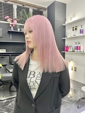 チュダック(ChuDuck) 韓国風《ペールピンク》ハイトーン/ケアブリーチ/ダブルカラー