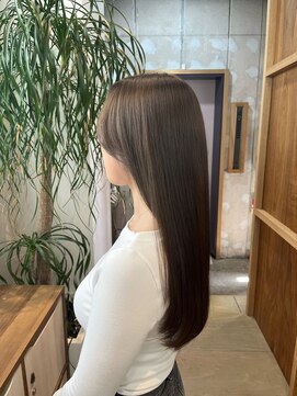 ナインスフロア(9NINTH FLOOR) ミントアッシュカラー/髪質改善トリートメント/オリーブカラー