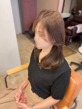マーリャヘアー(mallia hair) レイヤースタイルレイヤーカットロングレイヤー小顔スタイル