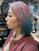 ロア インターナショナル 新宿店(LoA International)&nbsp;Balayage / ombre / long layer/ curtain bangs / English