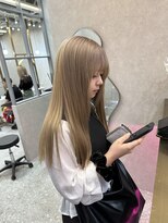 ロンド レア 天神大名店(Lond Le’a) 小顔に見せるヘア/ワンレン/ボブウルフ/ネビージュ黒髪カタログ