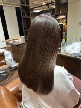 ランソ 新宿(RUNSO) くびれヘア×アプリコットオレンジ×夏×ハイライトカラー