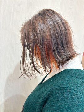 オリオリ(OliOli) インナーオレンジの外ハネスタイル