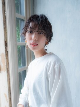 ビーウェイブ いわき(BE WAVE) 無造作ゆるふわショートボブ