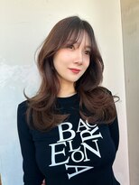 マインバイアフロートギンザ(MYNE by AFLOAT GINZA)&nbsp;ふわっとくびれるレイヤーカット／韓国スタイル◎2wayバング