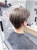 【メンズスタイル】ミルクティーベージュ+シャドーパーマ