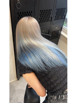 ヴァイス 渋谷店(VAICE) シルバーとブルー/アンブレラカラー/推しカラー