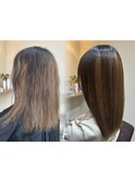 縮毛矯正beforeafter