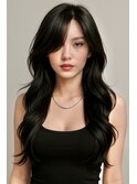 ツヤツヤ黒髪レイヤー3/髪質改善/ケアブリーチ/ヘアセット/韓国