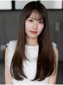 ◎韓国風デジタルパーマくびれカットコテ巻き風パーマ縮毛矯正