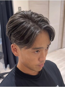 バース 梅田中崎町店(BIRTH) 50代40代白髪ぼかしシルバーメッシュバレイヤージュ