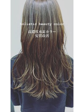 フレンズ 環状通東店(friend's) 髪質改善も期待◯高濃度水素カラー　ゆる巻きロング