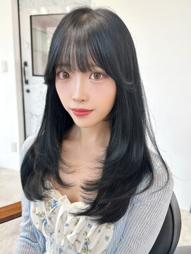 アイドットプラスフェリシア 表参道(i.+FERiCIA.) レイヤーカット/顔周り/前髪薄め/セミロング/表参道美容室