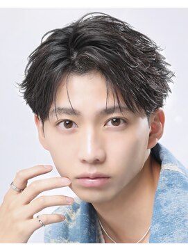 リップス 天神(LIPPS) 【LIPPS天神】ツーブロックショートマッシュ×フェザーパーマ