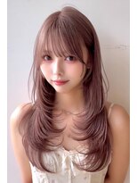 アンベリール 大名(Embellir)&nbsp;韓国レイヤー　ブリーチ　ピンクミルクティー