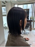 ぱつっときりっぱなしボブ
