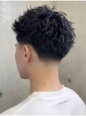 テーパーフェードショート