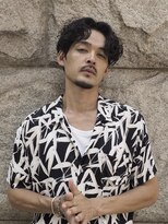 メゾンフォーメン(Maison for men)&nbsp;センターパート×グランジパーマ