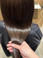 ベルベットヘア 千早店(Velvet hair)&nbsp;プレミアム髪質改善カラー【カーキグレージュ】