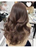 アマトウキョウスマートサロン(AMA TOKYO×Smart Salon) 韓国スタイル/ナチュラルくびれヘア_くびれ巻き_透明感カラー