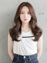 ニューヨークニューヨーク 垂水店(NYNY)&nbsp;韓国風ｘシースルーバングｘエギョモリｘレイヤーｘ毛流れ