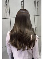 ヴァネッサ(VANESSA)&nbsp;大人オリーブベージュ透明感カラー髪質改善トリートメント