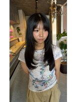 カム(Qome)&nbsp;長岡｜美髪矯正×顔周りレイヤーロング