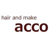 ヘアーアンドメイク アッコ(hair and make acco)のお店ロゴ
