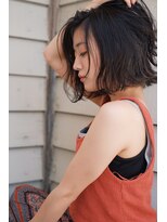 ヘアーアンドメイク シーク 八王子(HAIR&MAKE SeeK)&nbsp;外ハネ 切りっぱなし