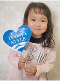 子供だって今風にしたい☆シースルーバング☆