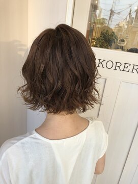 コレロ ヘアー(KORERO hair) 外ハネウェーブ×ボブ