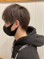 アメラボ(AmeLab) ナチュラルショートウルフ×グレイティーカラー