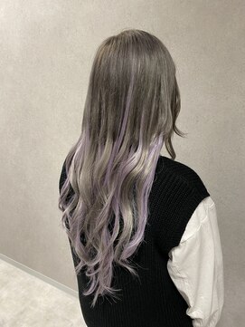 アンダーグラウンド(_ground) ダブルカラー×原色シールエクステ