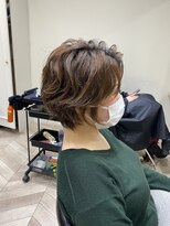 エル(EL by green)&nbsp;《tomi》シースルーショート×ニュアンスパーマ