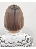 ボブ×シナモンベージュ