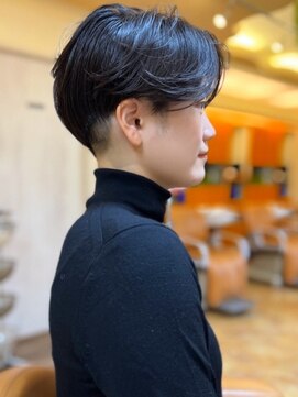 ラウンジ モリオ イケブクロ(Lounge MORIO Ikebukuro) 【morio池袋】綺麗でかっこいい黒髪ショート♪