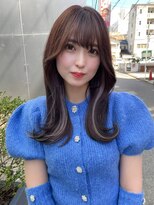 ロンド マーレ 天神大名店(Lond mare)&nbsp;イメチェン/チェリーブラウン/フェミニン/ダークアッシュ/束感