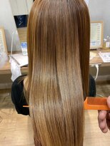 ブロッサム 東中野店&nbsp;髪質改善トリートメント★ハイライトミルクティベージュ白髪染め